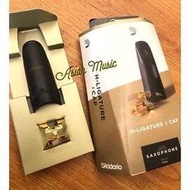 亞洲樂器 D'Addario RICO HAS1G ALTO SAX H-LIG&amp;CAP 中音薩克斯風 吹嘴蓋+束圈組