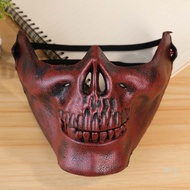 BCF Skeleton Half Face Mask Costume Halloween Party Airsoft Skull Mask