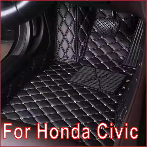 Floor Mats Car For Honda Civic 6th Ferio EJ EK EM Sedan 1999 2000 Luxury Car Floor Mats Left Or Righ