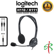 Logitech H110 / H111 Stereo Headset with Mic