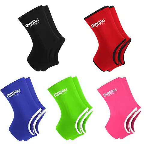 2pcs Boxing Ankle Brace Stretch Breathable Fighting Foot Protector Thai Combat Ankle Compression Soc