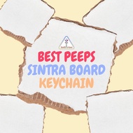 HZA Best Peeps Sintra Board Keychain | Best Dad, Best Mom