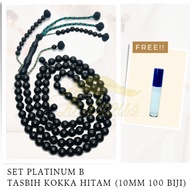 HITAM 100 Pieces Original Kokka Black Tasbih From Egypt