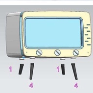 Tissue Box Tissue Box Retro TV Shape Old School Stand Holder Non