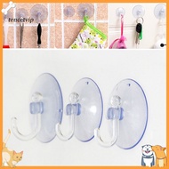 Vip 10Pcs Transparent Wall Hooks Suckers Kitchen Bathroom Hangers Suction Cup Hooks