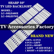 LC-50LE460X LC-50LE570X Sharp 50"TV LED BACKLIGHT (LAMP TV) SHARP 50 INCH LED TV LC-50LE460 LC-50LE5