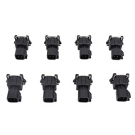 winnsg 8Pcs Fuel Injector Connector Adapter 12077939 Stable Performance for EV1 to EV6 Wiring Harnes