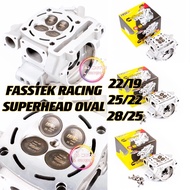 LC135 Y15ZR FZ150 FASSTEK RACING SUPERHEAD OVAL 22/19 25/22 28/25 WITH VALVE ROCKER ARM YAMAHA LC Y1