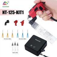 DSPIAE PT-AB Wash-Free Airbrush Kit with 36PSI Auto-Stop Compressor for Gundam Scale Model Painting 