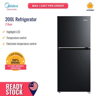 Midea 2 Door Fridge Refrigerator (200L) MDRT267MTB30