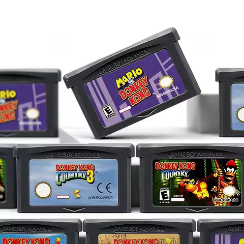 Donkey Kong GBA Game 32Bit Cartridge Video Game Console Card Donkey Kong Series Vs. Donkey Kong Coun