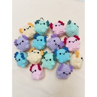 GANTUNGAN AXOLOTL KEY CHAIN CROCHET || Axolotl Knitted Hanger