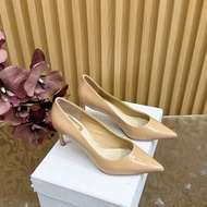 2025/SS new Spring Summer Patent Leather Pointed Toe High-Heeled Shoes Series, Continuing D's Eterna