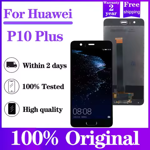 Original 5.5'' LCD for Huawei P10 Plus LCD Display huawei VKY-L09 Single SIM Touch Digitizer Assembl