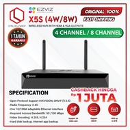 EZVIZ WirelessEZVIZ NVR X5S-8W 8 Channel / NVR X5S-4W 4 Channel Smart WiFi IP Camera CCTV Support ON