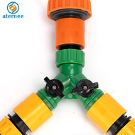 [Aternee] 3 Way Hose Splitter Tap Splitter with Valves Leakproof Easy to Install Hose