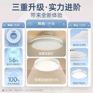 Bull Leafless Fan Lamp Bedroom Restaurant Invisible New Style Fan Lamp Ceiling Lamp Master Bedroom F