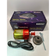 LC135 Y15 Y15ZR RS150 Racing Starter Motor Hhm Red Leo 100% Original