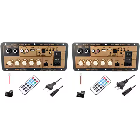 GD100 Bluetooth Amplifier Board With Optical Audio Input Hifi Karaoke Amplifier Home/Car Amplifier B