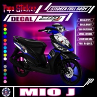 DECAL FULL BODY Mio J Variasi Sticker Stiker Skotlet Lis Motor List Body List Motor Lis DECAL Body Y