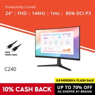 PRISM+ C240 24 144Hz 1500R Curved Productivity Monitor Gaming Monitor [1920 x 1080]