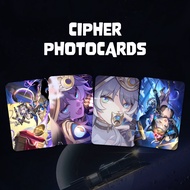 Honkai Star Rail Photocards - CIPHER Textured Photocards Front and Back Print Anime Photocards