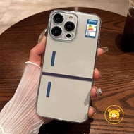 Summer Fridge Phone Case For Nothing Phone 2A 2 1 Meizu 21 Note 20 Pro Clear Soft Casing Cartoon Cut