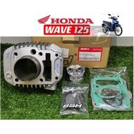 ORIGINAL HONDA WAVE 125 WAVE125 12100-KPH-BSH Cylinder Block Assy complete set + piston RING Blok 10