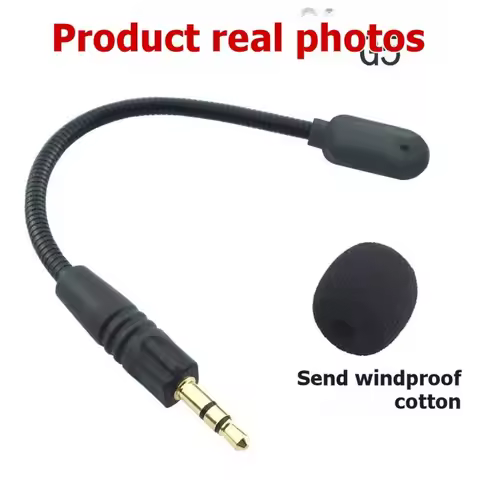 For HECATE Edifier G5 Gaming Headset Replacement Detachable Microphone Boom- 3.5Mm Mic For Headphone