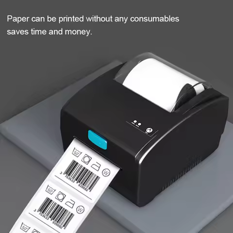 8610 USB/Bluetooth Thermal Label Printer Product Price Barcode QR Code Sticker width 20-80mm Label m