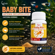 BABY BITE Artemia Decapsulated Instant Artemia Fry Food Sprinkle Guppy Tetra