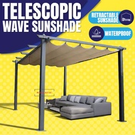 [Ready Stock] Gazebo Outdoor Sunshade Stand Parking Shed Garden Outdoor Leisure Courtyard Canopy Ten