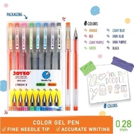 Color Gel Pen Joyko GPC-325 iTech3 1 Set of 8
