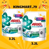 Ariel expert front-load laundry detergent Downy morning sun scent 3.2kg/bag.