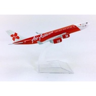 Airasia A340 Airplane Model Length 16 Cm.made Of Steel Beautiful Detailed Work-Toys Gifts Display To