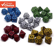 Classical style DND Dice Set Polyhedral Table Game Dice for Dungeons and Dragons Role-Playing TRPG D
