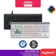LOGITECH G515 RAPID TKL WIRED LOW-PROFILE ANALOG GAMING KEYBOARD - LIGHTSYNC RGB, USB-A, MAGNETIC AN
