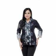 BATIK COUPLE - SANIA RUFFLE ORIGINAL NDOROJOWI BOLERO BLOUSE AND HEM SIZE ML XL XXL