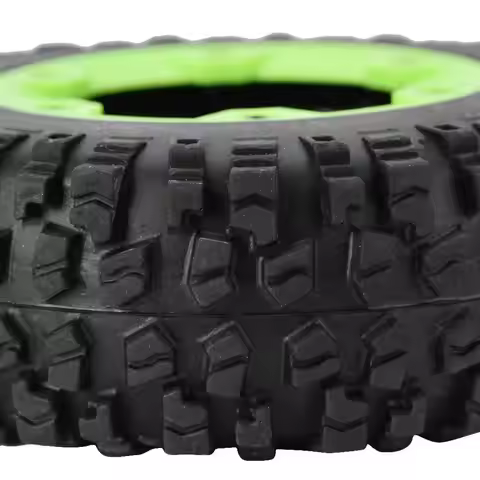 MARQ 4Pcs Left & Right Tires Wheel Tyre Kit for Wltoys 12428 12423 12427 1/12 RC Car Spare Replace P