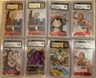 海賊王 CGC 10 鑑定卡 one piece
