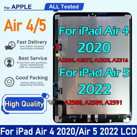 10.9 inch OEM LCD For iPad Air 4 2020 A2324 Touch Screen For iPad Air 5 2022 A2588 Display Assembly 
