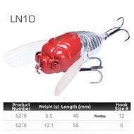 Surface Cicada Attraction Lure Surface Minnow Imitation