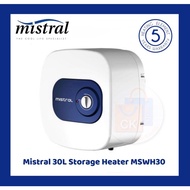 Mistral 30L Storage Water Heater MSWH30 | MSWH 30 (5 Years Heating Element Warranty)