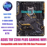 Used ASUS TUF Z390-PLUS WIFI Motherboard DDR4 LGA 1151 ATX compatible with Intel 8th 9th Processors 