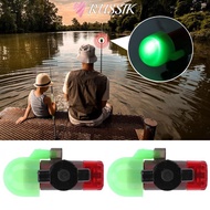 RUSSIK Fishing Light Alarm, LED Signal Sensitive Fishing Pole Alarm, Durable Luminous Indicator Fish