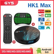 CHGYS Tv Box Smart Android 9.0 RK3328 4GB RAM 32GB 64G ROM android tv box HK1 Max 4k HD smart tv box