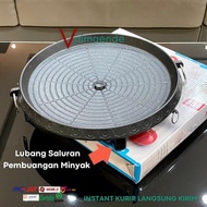 Grill Pan Non-Stick BBQ Grill 35cm Round Grill Q2 8930 P0N33