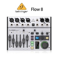 NEW Behringer FLOW 8 8-Input Digital Mixer with Bluetooth Audio and App Control 60mm Channel Faders 