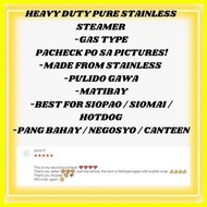 ▧ ✑ ❦ HEAVY DUTY PURE STAINLESS 3 LAYER GAS TYPE STEAMER BEST FOR SIOPAO / SIOMAI / HOTDOG