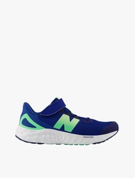 New Balance Fresh Foam Arishi v4 Bungee Lace with Top Strap Boys Kids Running Shoes - Blue
